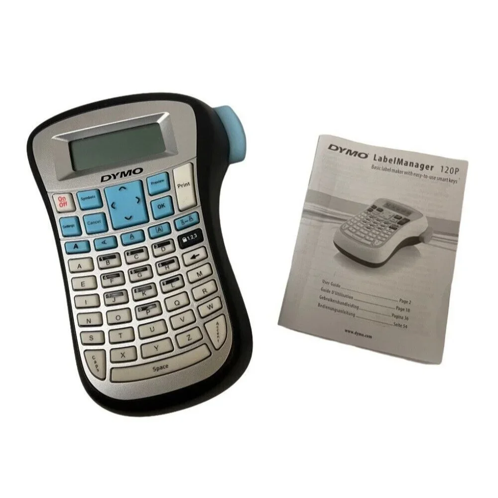 Dymo LabelManager 120P Label Maker Handheld OS Black Silver Portable QWERTY